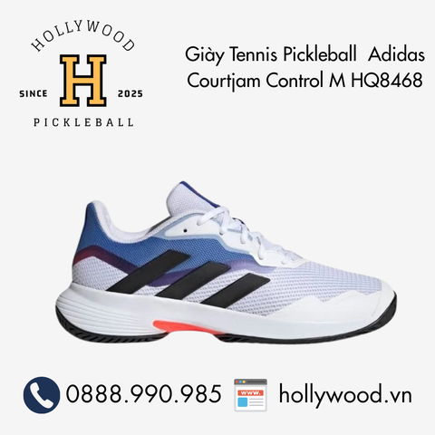 Giày Tennis Pickleball Adidas Courtjam Control M HQ8468