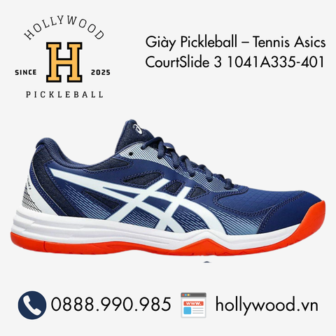Giày Pickleball Tennis Asics CourtSlide 3 1041A335-401