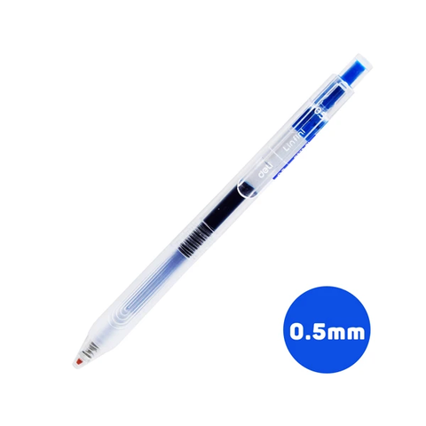 G575-BL_BÚT GEL BẤM SIÊU TRƠN_0.5_XANH E