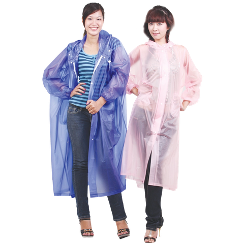 Áo mưa Poncho Dây Kéo trong màu