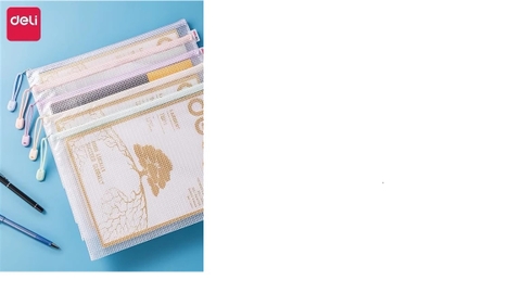 F281_Túi dây  kéo_A5_màu lẫn  E