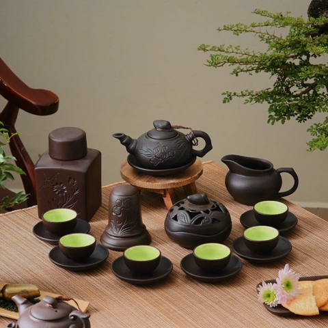 Bộ trà gốm