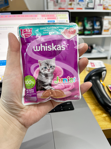Thức ăn mèo pate Whiskas pate 80g