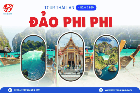 Tour Thái Lan: Đảo Phi Phi 4 Ngày 3 Đêm