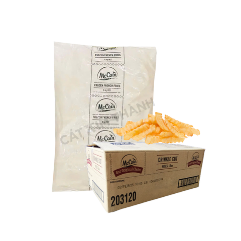 Khoai tây McCain cắt răng cưa gói 5kg