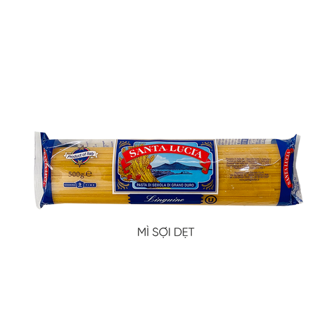 Mì Ý dẹt Linguine số 8 Santa Lucia gói 500g