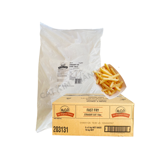 Khoai tây McCain sợi vừa cắt 3/8, xuất xứ Newzealand