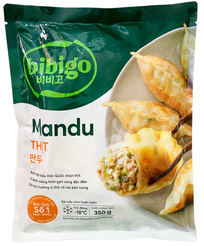Mandu thịt bibigo gói 350g