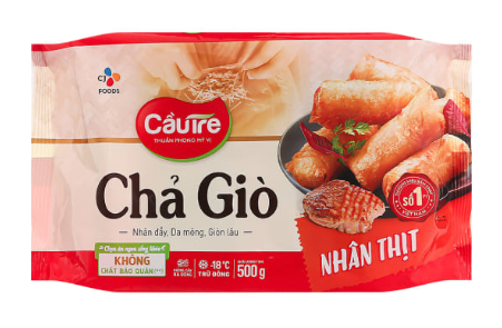 Chả giò nhân thịt Cầu Tre gói 500g