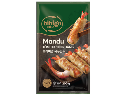 Mandu Tôm Thương Hạng Bibigo Gói 200g