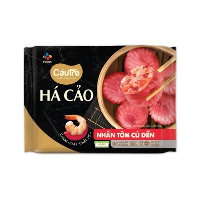 Há Cảo Cầu Tre Nhân Tôm Củ Dền gói 300g
