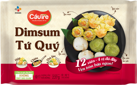 Dimsum Tứ Quý Cầu Tre gói 237g