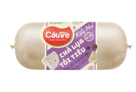Chả Lụa Tỏi Tiêu Cầu Tre Cây 200g