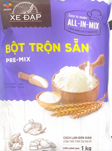 Bột Chiên Giòn CJ Xe Đạp Gói 1kg