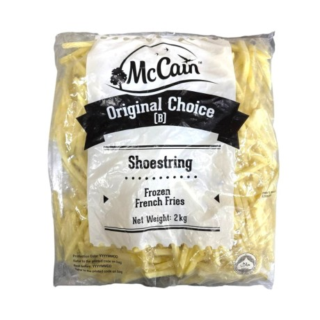 Khoai tây McCain cắt sợi 1/4 gói 2kg, (thùng 2kg x 6 gói)