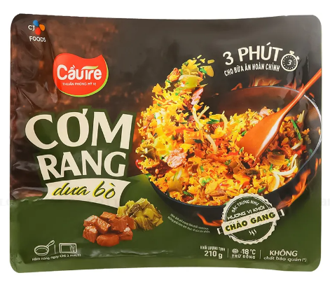 Cơm rang Dưa Bò Cầu Tre - Túi 210g