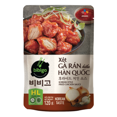 Xốt Gà Rán Bibigo Kiểu Hàn Quốc Gói 120g