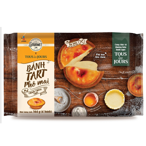 Bánh Tart Phô Mai Gourmet Gói 366g