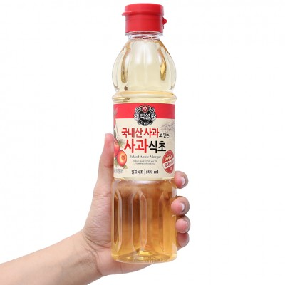Giấm Táo Hàn Quốc Beksul Chai 500ml