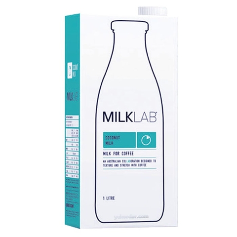 Sữa tươi MilkLab vị dừa hộp 1L (thùng 8 hộp x 1L)