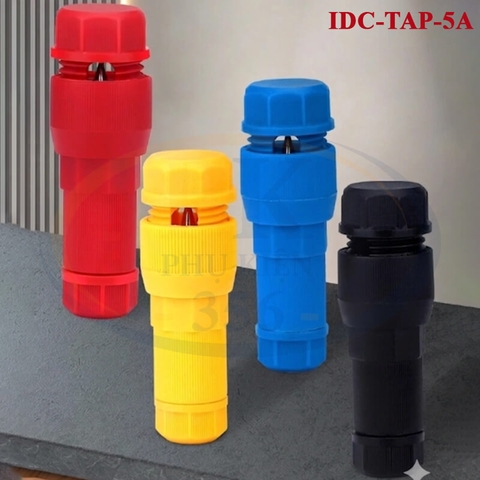 Đầu Nối Nhanh Trích Tách Dây Điện Xuyên Thấu Chữ T IDC-TAP-5A không cần tách vỏ dây