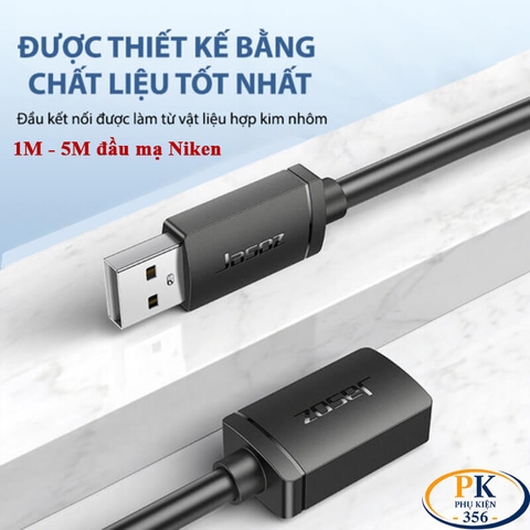 Dây Cáp Nối Dài USB 2.0 AM-AF Jasoz D106 Chính Hãng Dài 0.5M Đến 10M Tốc Độ 480Mbps