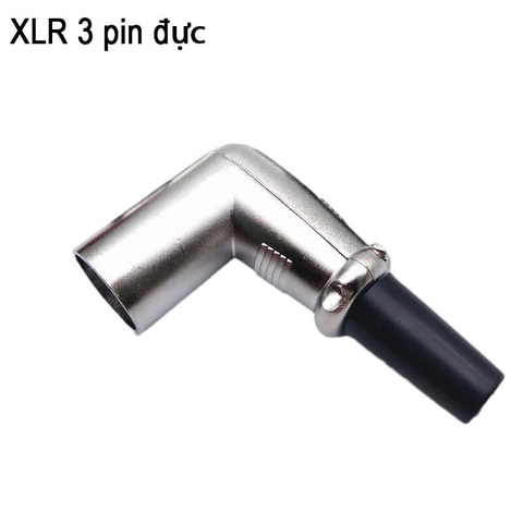 Dây cáp âm thanh DIY XLR 3 pin cái sang đực bẻ góc 90 độ dài 0.5M – 50M (dây màu đỏ)