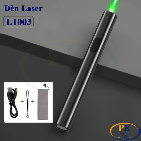 Đèn Laser Xanh L1003 Siêu Sáng 5mW–30mW Chiếu Xa 3500m Dùng Cho Sa Bàn, Màn Hình LED, Công Trình
