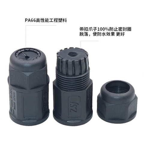 Đầu Nối Dây Mạng RJ45 Chống Nước IP68 Chính Hãng ZSJ – Model ZSJ-RJ45