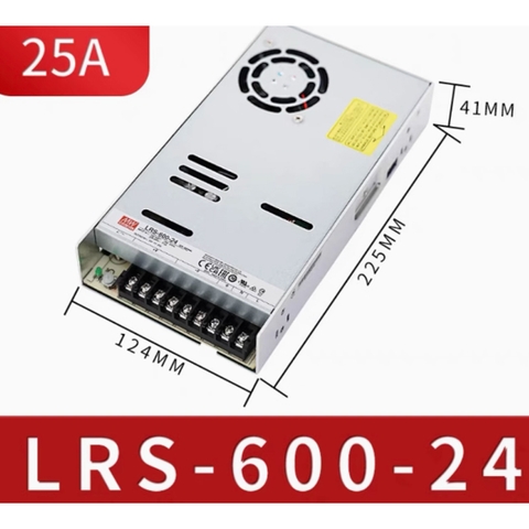 Bộ nguồn led DC 24V-14.6A Meanwell LRS-350-24 350W