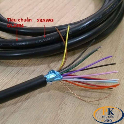 Dây tín hiệu 15+1 lõi 28AWG dùng làm cáp COM DB15 RS232 chính hãng HD-link YL-15C28A