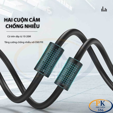 Dây cáp HDMI 2.0 Jasoz A118 4K@60Hz dài 1.5M-20M Dùng Cho Tivi, Máy chiếu - Hàng Chính Hãng