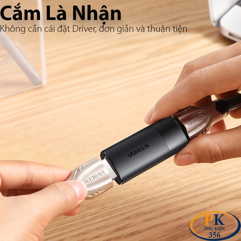 Đầu nối khuếch đại HDMI 2.0 4K@60Hz CM429 chính hãng Ugreen 10943