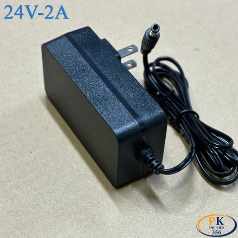 Nguồn DC Adapter 24V -2A 48W chân 5.5x2.5mm dây dài 1.5m ZB240200-20US