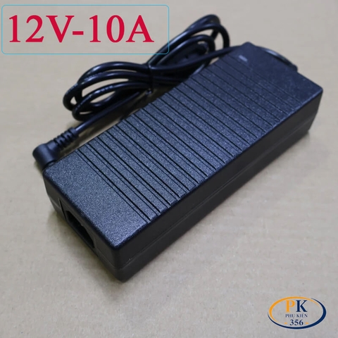 Bộ Nguồn Adapter 12V-10A 120W XYT-1210 – Giắc DC Góc Vuông, Công Suất Lớn, Chống Nhiễu