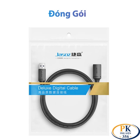 Dây Cáp Nối Dài USB 2.0 AM-AF Jasoz D106 Chính Hãng Dài 0.5M Đến 10M Tốc Độ 480Mbps