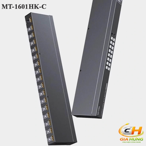 Bộ Chuyển Mạch HDMI USB KVM Switch 16 Ra 1 MT-VIKI MT-1601HK-C | Hỗ Trợ 4K 30Hz