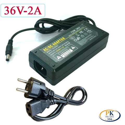 Nguồn DC 36V 3A 108W YU3603 – Adapter AC/DC 36V, Jack 5.5×2.5mm Chính Hãng