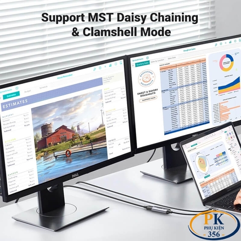 Cáp chuyển USB-C to Displayport 1.4 Ugreen 15575 MM130, hỗ trợ 8K60Hz 4K240Hz 2K240Hz HDR