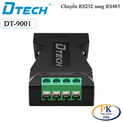 Đầu chuyển đổi RS232 DB9 sang RS485 chính hãng Dtech DT-9001