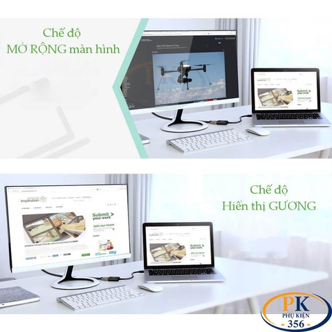 Cáp chuyển Mini DisplayPort sang HDMI 4K Ugreen 40360 giúp kết nối MacBook và các thiết bị có cổng Mini DisplayPort (Thunderbolt 2) với màn hình