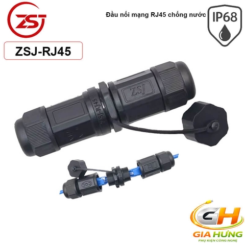 Đầu Nối Dây Mạng RJ45 Chống Nước IP68 Chính Hãng ZSJ – Model ZSJ-RJ45