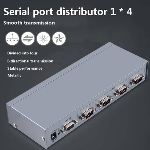 Bộ Chia RS232 DTECH DT-5044 1 Input 4 Output Chính Hãng 1x4
