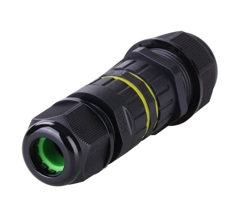 Đầu Nối Chia Dây Điện 1 Vào 2 Ra Chống Nước IP68 Eweichat EW-M25-3T
