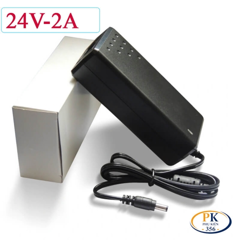 Bộ Nguồn Adapter DC 24V 2A 48W YU-2402 – Jack DC 5.5×2.5mm, Ổn Định, Chống Nhiễu