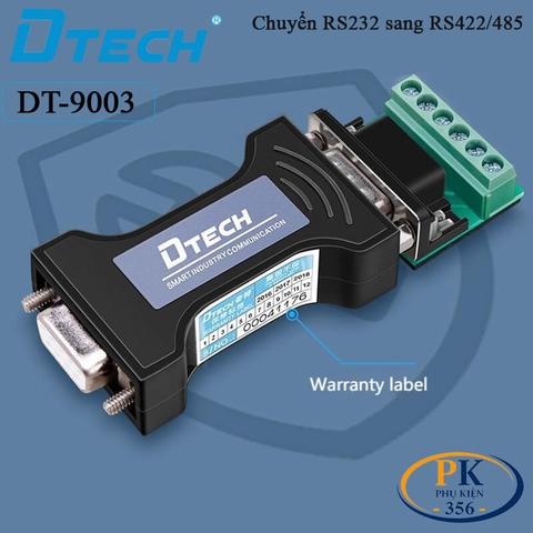 Đầu chuyển RS232 sang RS422/RS485 chính hãng Dtech DT-9003