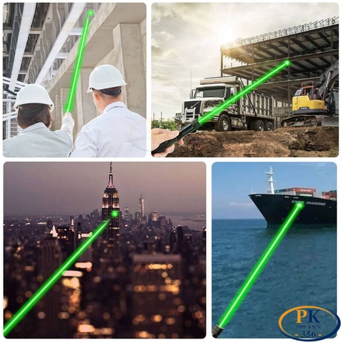 Đèn Laser Xanh Siêu Sáng Laser 303 Vỏ Kim Loại Pin 18650 Dùng Cho Tivi Màn Hình LED
