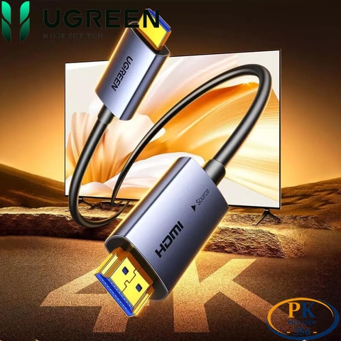 Dây cáp HDMI sợi quang AOC 2.0 chuẩn 4K@60Hz chính hãng Ugreen HD178 dài 10M – 100M