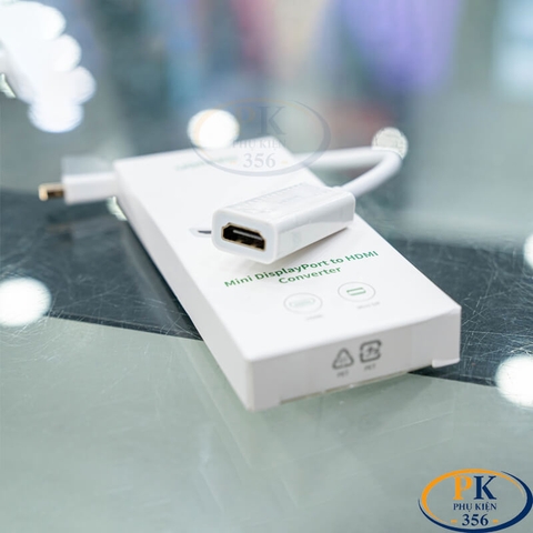 Cáp Chuyển Mini DisplayPort to HDMI Ugreen 10460 10461 Full HD Chính Hãng