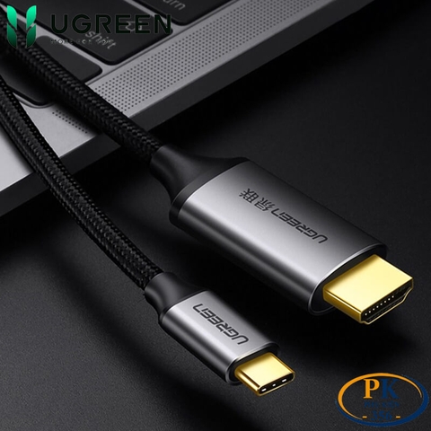 Cáp chuyển USB Type-C sang HDMI 2.0 chuẩn 4K@60Hz MM142 chính hãng Ugreen 50570 dài 1.5M